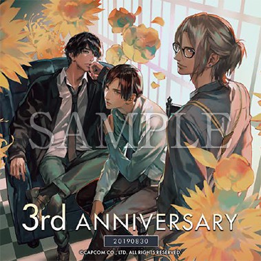 3周年記念イラスト ミニ色紙